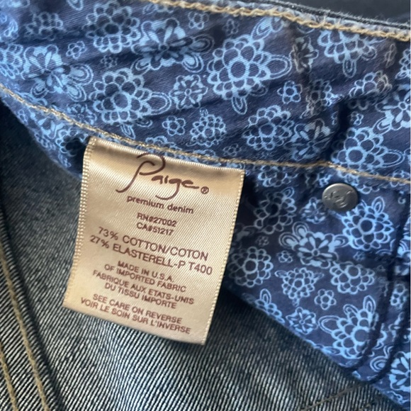 Paige Laurel Canyon Bootcut Jeans Size 26 Dark Wash 31” Inseam - Picture 9 of 13